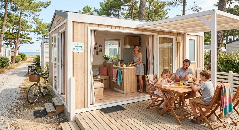 bien choisir son mobil home dans un camping en Vendée